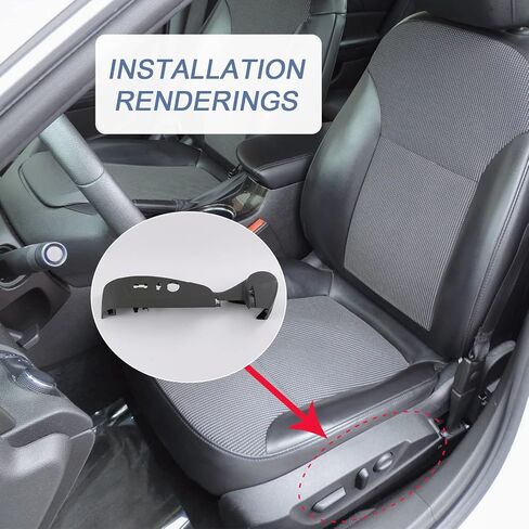 Left Driver Side Power Seat Switch Bezel Panel Trim Seat Adjuster Switch Bezel Cover 22753131 22753132 22753133 Replacement for Chevrolet Malibu 2013-2016 Dark Brown in Saudi Arabia