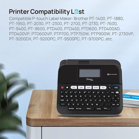 شريط TZE-241 18 مم 0.7 بديل أبيض مصفح لـ Brother tze-241 tze241 للاستخدام مع Brother Ptouch PT-D400 PT-D600 PT-D410 PT-D610BT PTD460BT صانع الملصقات، 4 عبوات in Saudi Arabia