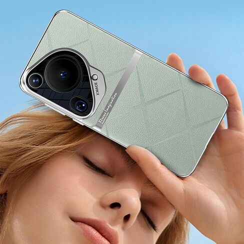 QUIETIP Case Compatible with Huawei Pura 70 Ultra with Tempered Glass Screen Protector,Hard PC Protective Cover,White in Saudi Arabia