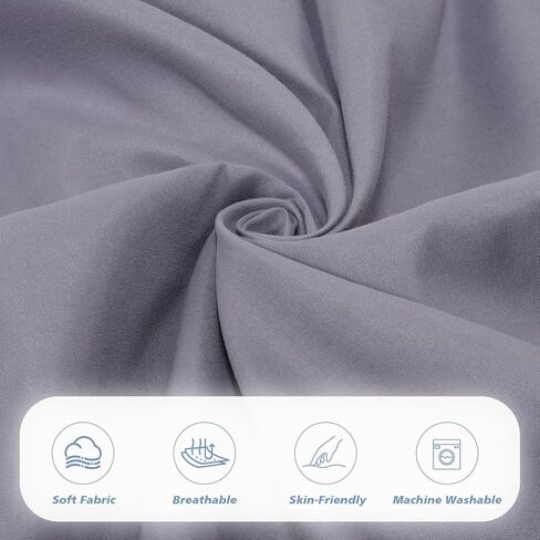 Nap Mat Cover 24" x 48" x 4", Fitted Preschool Daycare Nap Mat Sheet Fit for Kindermat and Ecr4kids Rest Mat, Ultra Soft & Breathable Mattress Cover for Kids, Gray in Saudi Arabia