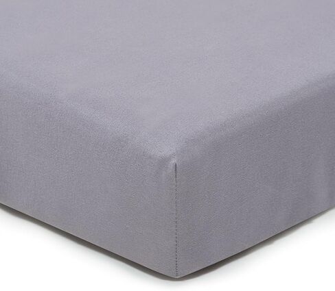 Nap Mat Cover 24" x 48" x 4", Fitted Preschool Daycare Nap Mat Sheet Fit for Kindermat and Ecr4kids Rest Mat, Ultra Soft & Breathable Mattress Cover for Kids, Gray in Saudi Arabia