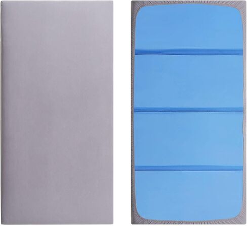 Nap Mat Cover 24" x 48" x 4", Fitted Preschool Daycare Nap Mat Sheet Fit for Kindermat and Ecr4kids Rest Mat, Ultra Soft & Breathable Mattress Cover for Kids, Gray in Saudi Arabia