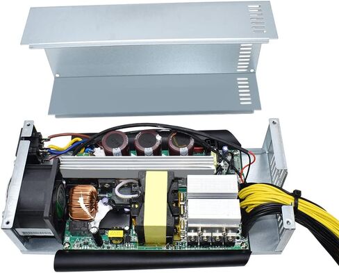 12V 166A AC110-240V 10x6pin 2000W PSU، لـ Bitmain Antminer S9 S7 L3 BTC LTC ETH مصدر إمداد الطاقة للتعدين in Kuwait