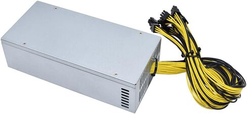 12V 166A AC110-240V 10x6pin 2000W PSU، لـ Bitmain Antminer S9 S7 L3 BTC LTC ETH مصدر إمداد الطاقة للتعدين in Kuwait