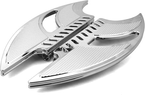 TOPRAMETAL for Harley Chrome Rider Road Glide Floorboards Kits Gear Brake Shifter levers Touring (Driver+ Passenger floorboards) in Saudi Arabia