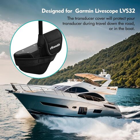 غطاء محول الطاقة غطاء حماية ناعم مصنوع من النيوبرين متوافق مع Garmin Livescope LVS32 للقوارب in Kuwait