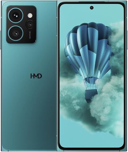 HMD Skyline 5G | Android 14 | Unlocked Smartphone | Dual SIM | US Version | 8/256GB | 6.55" 144Hz pOLED Screen | 108MP Triple Camera | 50MP Selfie Camera | Blue in Saudi Arabia