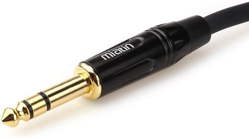 1/4" Male TRS to Dual 6.35mm (1/4") TS Male Aux Jack Stereo Audio Y Splitter Patch Insert Cable -3Meters / 10Feet in Saudi Arabia