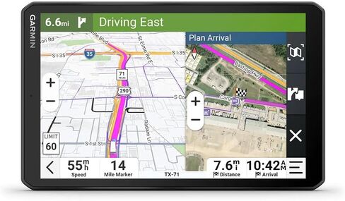 Garmin Dezl OTR820 GPS Truck Navigator شاشة لمس 8 بوصات، ملاحة GPS تجارية لحزمة سائقي الشاحنات شبه مع بطاقة ذاكرة SD سعة 32 جيجابايت + مجموعة تنظيف LCD in Saudi Arabia