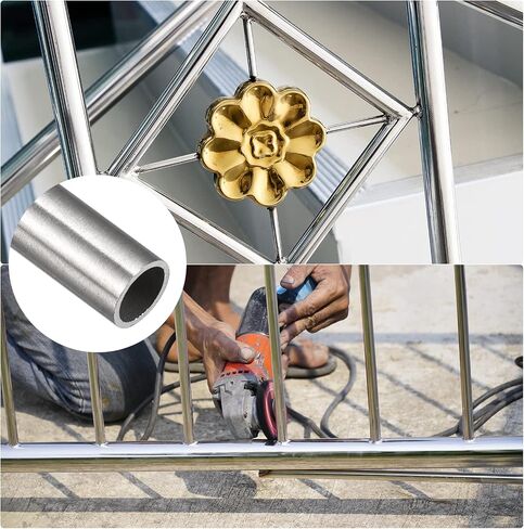 أنبوب METALLIXITY 304 من الفولاذ المقاوم للصدأ (14 مم OD × 0.5 مم طول × 300 مم طول)، أنابيب مستقيمة - للتأثيث المنزلي والآلات in Kuwait