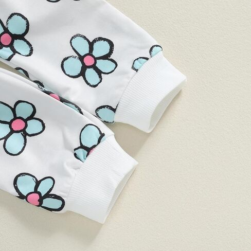 ملابس طفل رضيع فتاة الأزهار طويلة الأكمام البلوز البلوز قمم السراويل مجموعة زهرة الرضع الخريف الشتاء وتتسابق in Kuwait