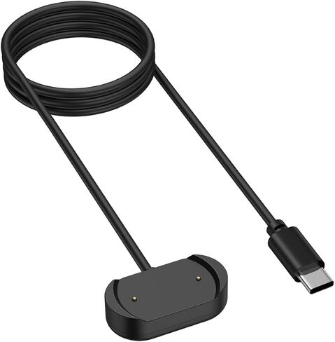 Charger Compatible with Amazfit T-Rex 2 (Only), Replacement Magnetic USB Type A Charging Cable Cord for Amazfit T-Rex 2 Smart Watch Accessories (3.3FT) in Saudi Arabia