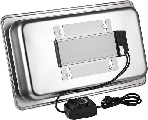 VEVOR Electric Soup Warmer, Four 7.4QT Stainless Steel Round Pot, 1500W Commercial Food Warmer, 86~185°F Adjustable Temp, Bain Marie with Anti-Dry Burn and Reset Button, for Restaurant, Buffet in Saudi Arabia