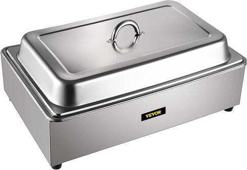 VEVOR Electric Soup Warmer, Four 7.4QT Stainless Steel Round Pot, 1500W Commercial Food Warmer, 86~185°F Adjustable Temp, Bain Marie with Anti-Dry Burn and Reset Button, for Restaurant, Buffet in Saudi Arabia