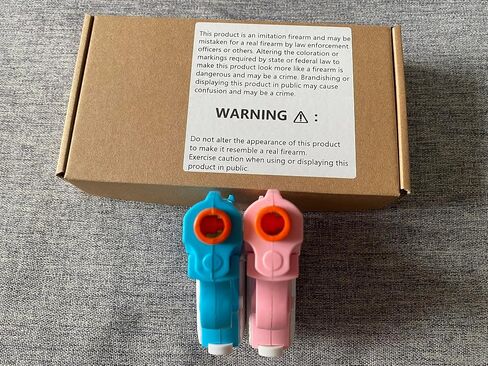Hikewintoy 2 Pack Cool Fidget Toy Gun، ألعاب صغيرة مطبوعة ثلاثية الأبعاد لتخفيف التوتر، ألعاب تململ مناسبة لتخفيف اضطراب فرط الحركة ونقص الانتباه وتخفيف القلق، للبالغين والأطفال (FID-YTR-P) in Saudi Arabia