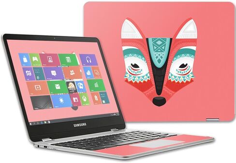 MightySkins Skin Compatible with Samsung Chromebook Plus 12.3"(2017 - Cow Print | Protective, Durable, and Unique Vinyl Decal wrap Cover | Easy to Apply, Remove, and Change Styles | Made in The USA in Kuwait