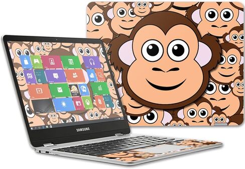 MightySkins Skin Compatible with Samsung Chromebook Plus 12.3"(2017 - Cow Print | Protective, Durable, and Unique Vinyl Decal wrap Cover | Easy to Apply, Remove, and Change Styles | Made in The USA in Kuwait
