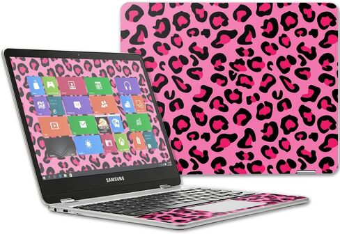 MightySkins Skin Compatible with Samsung Chromebook Plus 12.3"(2017 - Cow Print | Protective, Durable, and Unique Vinyl Decal wrap Cover | Easy to Apply, Remove, and Change Styles | Made in The USA in Kuwait