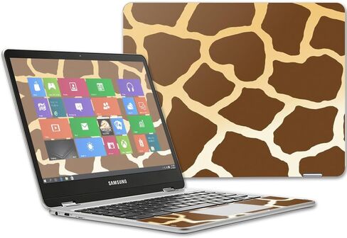 MightySkins Skin Compatible with Samsung Chromebook Plus 12.3"(2017 - Cow Print | Protective, Durable, and Unique Vinyl Decal wrap Cover | Easy to Apply, Remove, and Change Styles | Made in The USA in Kuwait