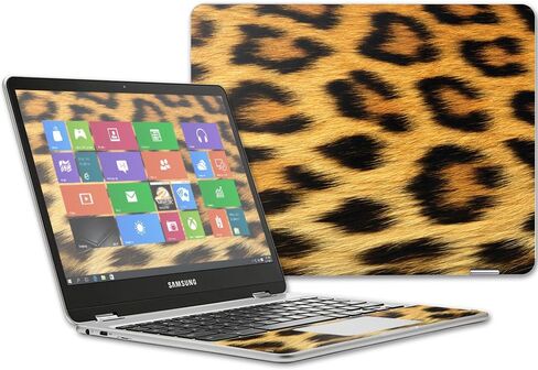MightySkins Skin Compatible with Samsung Chromebook Plus 12.3"(2017 - Cow Print | Protective, Durable, and Unique Vinyl Decal wrap Cover | Easy to Apply, Remove, and Change Styles | Made in The USA in Kuwait