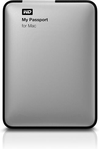 WD 2TB Silver My Passport for Mac Portable External Hard Drive - USB 3.0 - WDBZYL0020BSL-NESN in Saudi Arabia