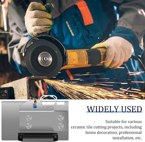 Angle Grinder Stand for Tile 45° Chamfer Cutting, Stainless Steel Angle Grinder Holder Tile Cutter Tool, 45° Ceramic Tile Chamfer Cutting Bracket Attachments for 100 Type Angle Grinders (Regular) in Saudi Arabia