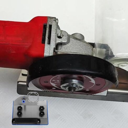 Angle Grinder Stand for Tile 45° Chamfer Cutting, Stainless Steel Angle Grinder Holder Tile Cutter Tool, 45° Ceramic Tile Chamfer Cutting Bracket Attachments for 100 Type Angle Grinders (Regular) in Saudi Arabia