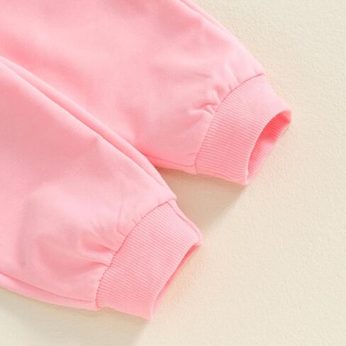 ZyHwShine ملابس الرضع طفل رضيع فتاة رسالة طويلة الأكمام Crewneck البلوز السراويل لطيف الخريف الشتاء الزي 3-24 شهرا in Saudi Arabia