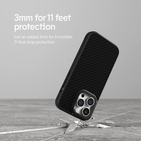 RhinoShield Case Compatible with [iPhone 14 Pro] | SolidSuit - Shock Absorbent Slim Design Protective Cover with Premium Matte Finish 3.5M / 11ft Drop Protection - Blush Pink in Kuwait