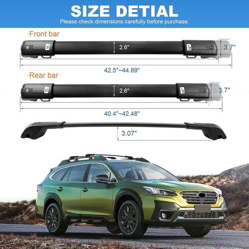 FengYu Heavy Duty 260lb Lockable Roof Rack Cross Bars Compatible with Toyota 4Runner 2010-2024 with Raised Side Rails, Aluminum Roof Rails Crossbars Black Rooftop Cargo Luggage in Kuwait