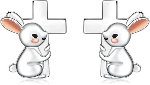 925 فضة ديناصور وأقراط لطيف الحيوان وأقراط هيبوالرجينيك مجوهرات هدايا للفتيات في سن المراهقة النساء in Kuwait