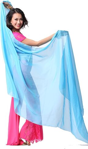 ZLTdream Women's Belly Dance Chiffon Scarf in Kuwait
