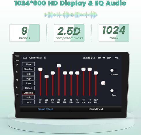 [8-Core 4+64G] ستيريو سيارة Ohradio Android 13 لسيارة Subaru Forester Impreza WRX STI 2008-2012، راديو CarPlay اللاسلكي Android Auto، شاشة لمس 9 بوصات راديو السيارة GPS Mirror Link WiFi كاميرا احتياطية BT FM RDS in Saudi Arabia