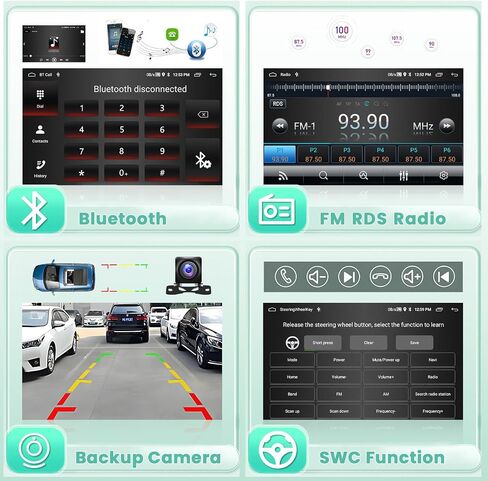 [8-Core 4+64G] ستيريو سيارة Ohradio Android 13 لسيارة Subaru Forester Impreza WRX STI 2008-2012، راديو CarPlay اللاسلكي Android Auto، شاشة لمس 9 بوصات راديو السيارة GPS Mirror Link WiFi كاميرا احتياطية BT FM RDS in Saudi Arabia