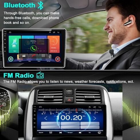 【4+64G】 راديو Android 12 لسيارة Nissan Versa 2014-2018، ستيريو بشاشة لمس IPS مقاس 9 بوصات مع تشغيل لاسلكي وAndroid Auto، يدعم نظام تحديد المواقع العالمي/WiFi/راديو FM/SWC/كاميرا احتياطية + ميكروفون/بلوتوث 5.2/HiFi in Kuwait
