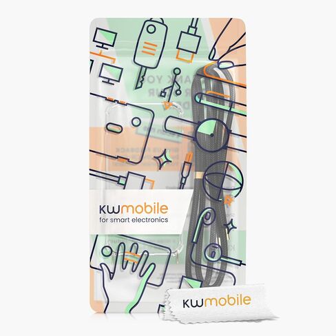 kwmobile Crossbody Case Compatible with Apple iPhone Xs Case - Clear TPU Phone Cover w/Lanyard Cord Strap - Black/Transparent in Saudi Arabia