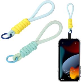 Phone Charms Strap, 2 Pcs Wrist Strap for Phones, Wrist Lanyard Key Chain, Phone Wrist Strap, Hand Wrist Strap Lanyard