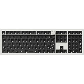 Keychron Q6 Max QMK/VIA Wireless Custom Mechanical Keyboard Barebone Knob Version, Full-Metal Hot-Swappable RGB Backlight 2.4 GHz/Bluetooth/Type-C Wired for Mac/Windows/Linux - Black