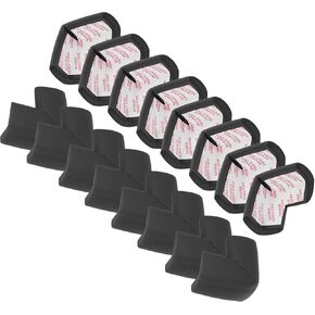 MECCANIXITY 16 Pack Soft Corner Protector, Rubber Foam Furniture Proofing Corner Guards Edge for Fireplace Table Stair, Yellow