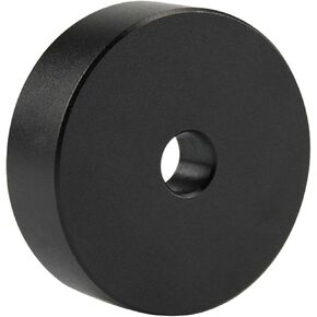45RPM Premium Adapter, Black Smooth Finish Crafted for 7'' Vinyl Players & Turntables