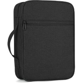 BLK8IGHT Bible Covers - Stylish Bible Covers - Bible Case with Durable Handle - Bible Bag Journal Case - Bible Carrying Book Church Bag Case Gift for Mother Lady Women Men