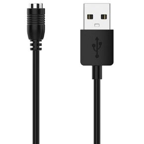 Replacement Charger Intended for Casio WSD-F10 /WSD-F20 /WSD-F30 /Pro Trek Charging Cable 3.3ft USB Portable Watch Charging Cord Smartwatch Accessory (Black)