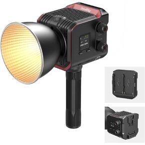 مصباح فيديو SmallRig RC 100B COB مع مقبض، مصباح فيديو ثنائي اللون 2700K-6500K، شحن سريع من النوع C PD، لوحة بطارية مدمجة، تحكم في التطبيق للتصوير الفوتوغرافي واستوديو الصور، إصدار الهاتف المحمول - 4894