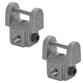 2Pcs Scroll Saw Blades Holders Conversion Kit, Universal Pin-Less Adapter Metal Upper/Lower Blade Clamp Holders Accessories Part, Easy to Use in Kuwait