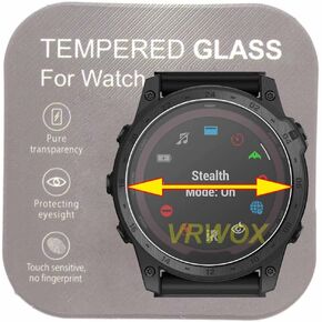 [ 2-Pcs 9H Tempered Glass Screen Protector For Universal Round Smart Watch Anti-Scratch, Anti-Fingerprint, Bubble Free (37MM)