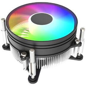 GAMEPOWER Gamepower Nebula RGB Low Profile CPU Cooler for AM4/AM5, 95W TDP, 95mm ARGB Fan, Included Premium Thermal Compound, Copper Insert Base, 4 Pin Fan Connector