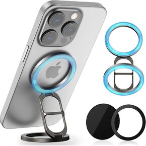 TDTOK Magnetic Phone Grip for Magsafe, Phone Holder Grip Dual-Sided Magnet Phone Ring Holder for Magsafe Cell Phone Ring Holder Compatible with iPhone 15/14/13/12 Samsung Google Magsafe Accessories