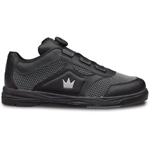 Brunswick Mens Fury Left Hand Bowling Shoes - Black 9 M US