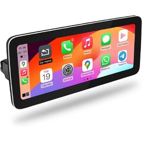 12.3" 1920 x 720 Linux Car Radio Multimedia Screen Support Carplay Android Auto Mirror Link for Mercedes Benz 2012-2015 C Class W204 NTG4.5 System