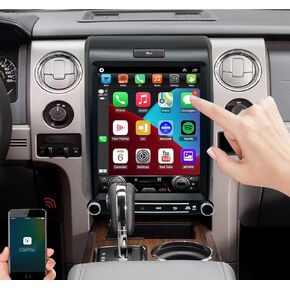 for Ford F150 Radio Upgrade 2013 2014,Android Stereo Replacement,QLED Touch Screen,8core CPU,Build in Wireless carplay Wired Android Auto